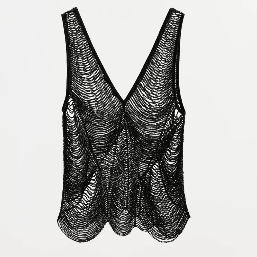 Zara BEADED TOP ZW COLLECTION - Picture 7 of 16